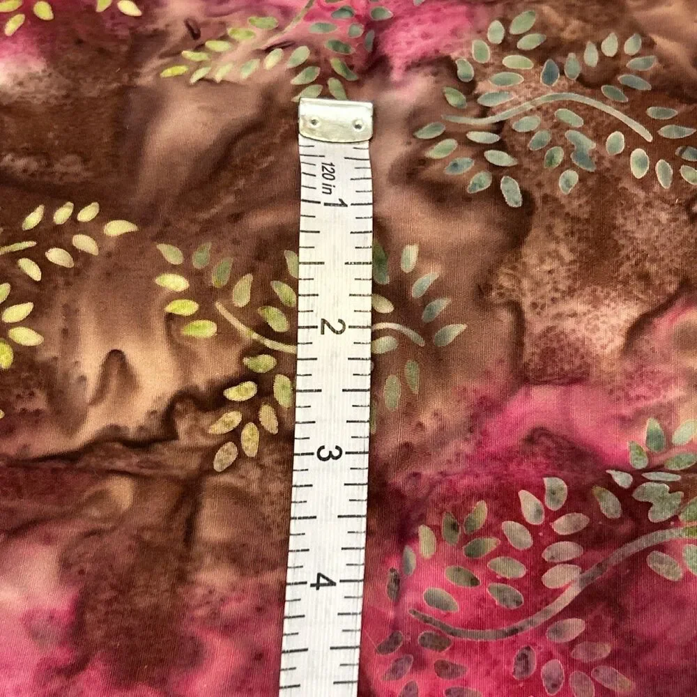 Batik Fabric 8 Pc  Lot Quilting Crafts Sewing Art Project Cotton Prints